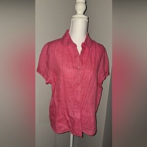 Saint Tropez West Pink Button-Down Shirt